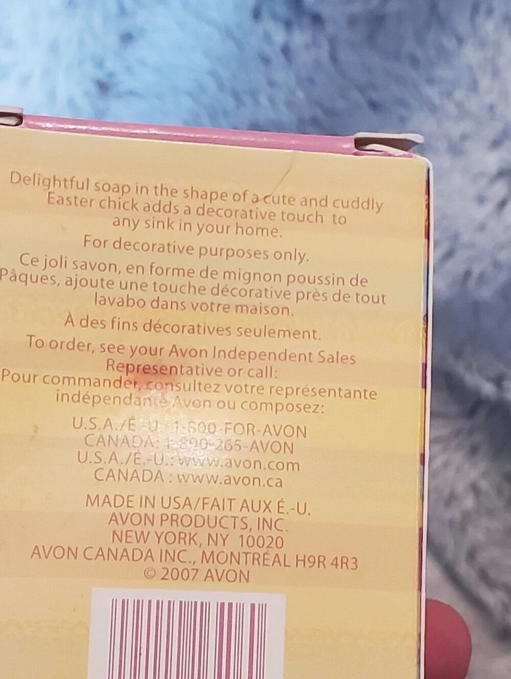 Y2K Set Of 2 Avon blue yellow Easter Chick Soap New With Box Cottagecore